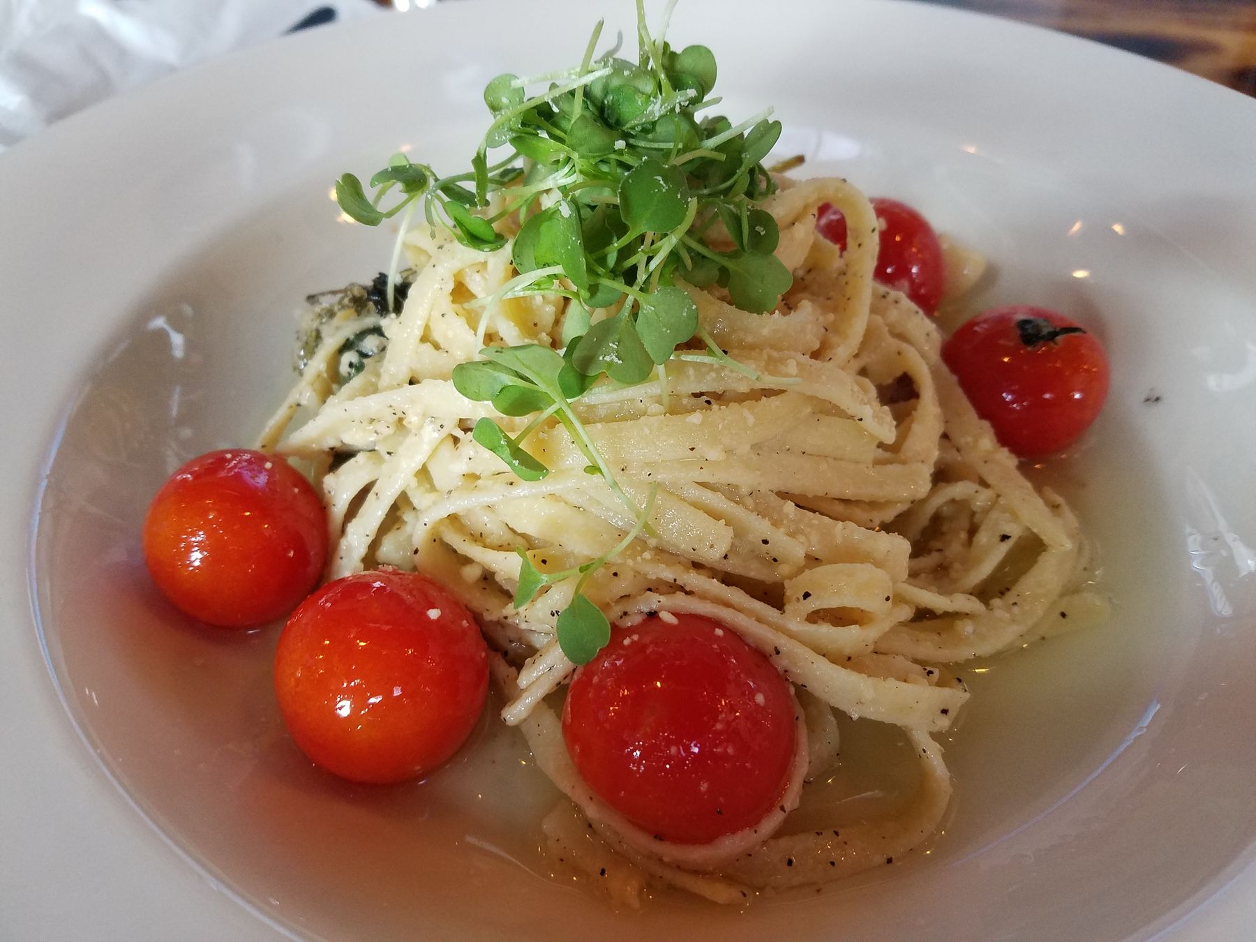 Pasta at Panama Pizzeria