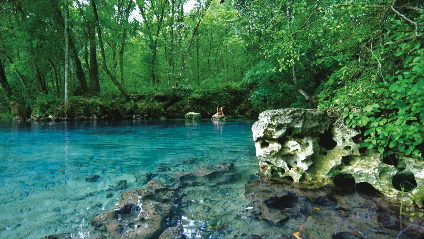 Econfina Creek canoe launch in Bay County