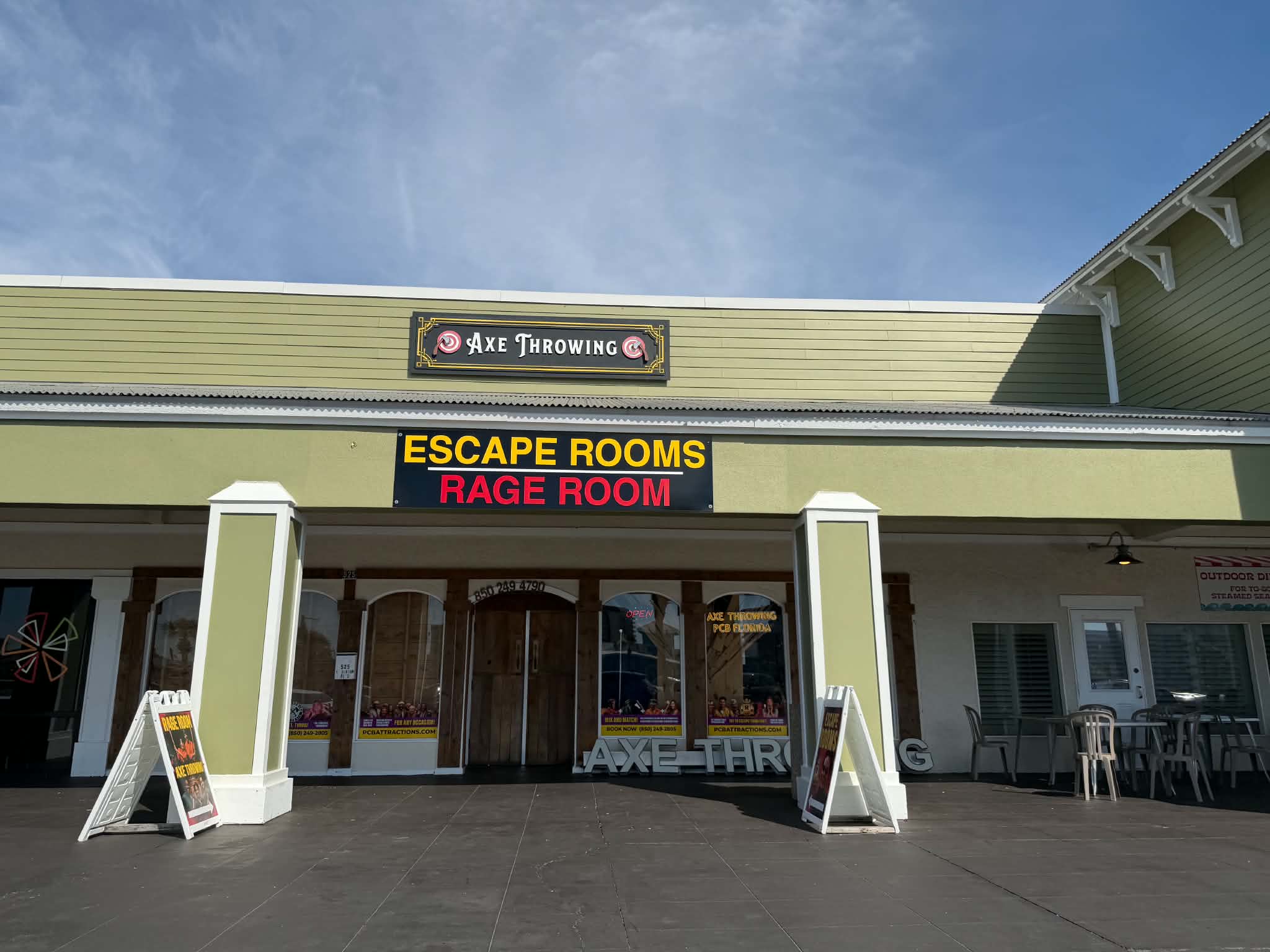Axe throwing, escape rooms, and the rage room