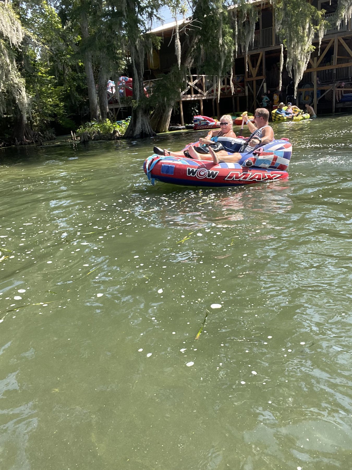 Tubes on Spring Creek at Bear Paw Adventures near Marianna
