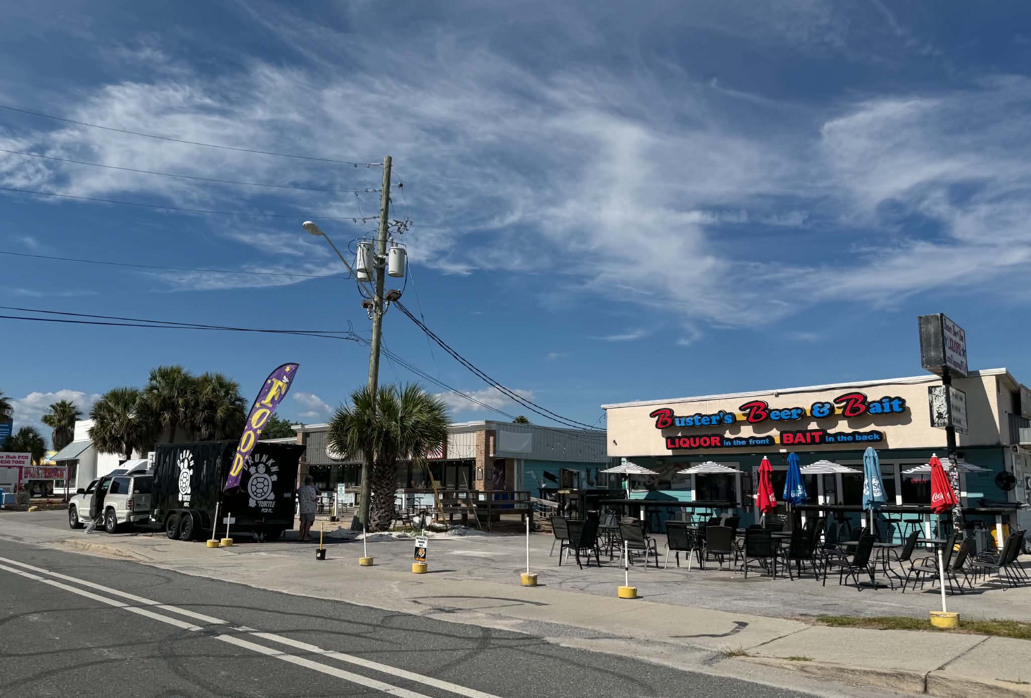Buster's Beer and Bait on Thomas Drive