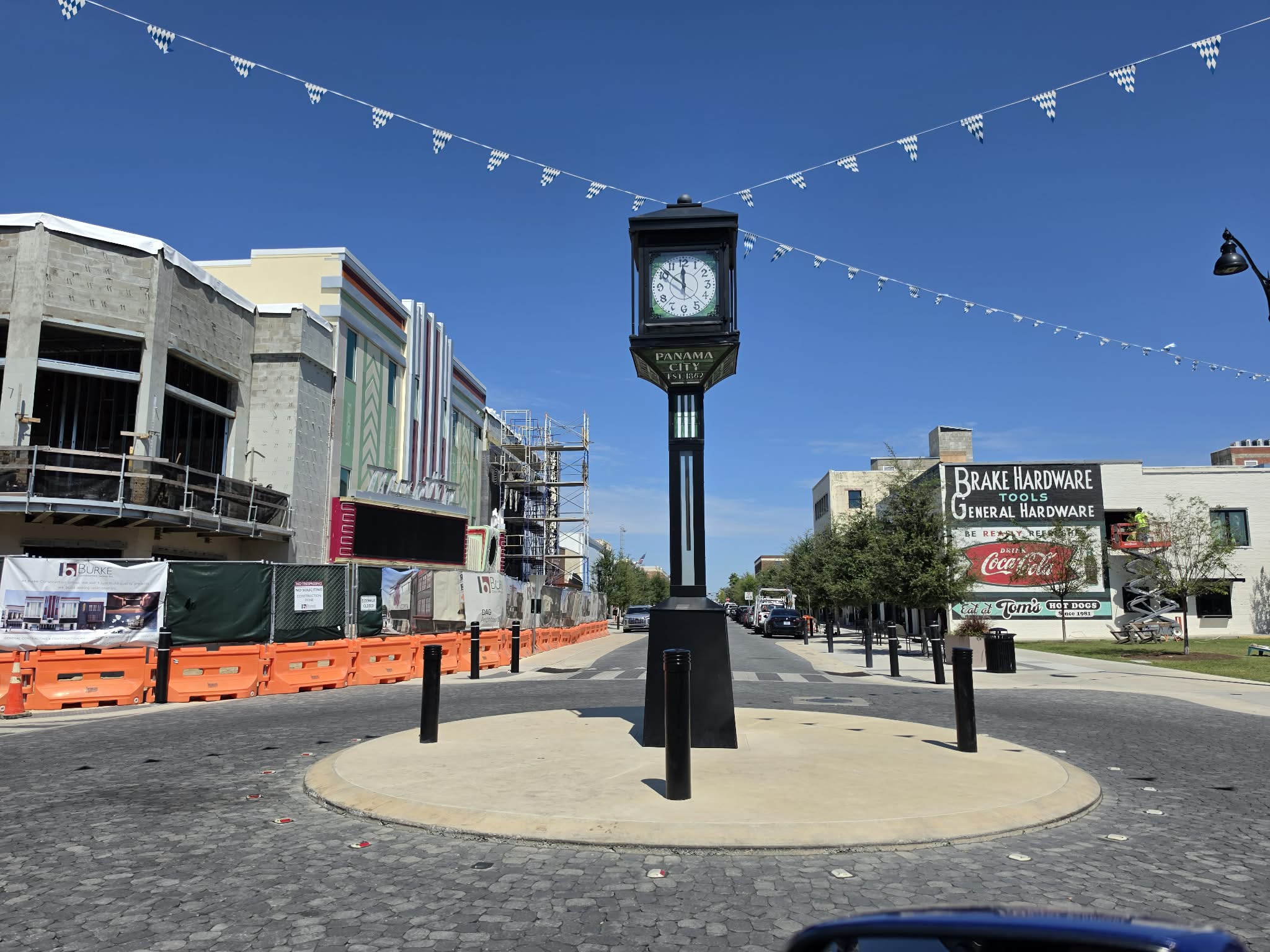 The clock in downtown Panama City
