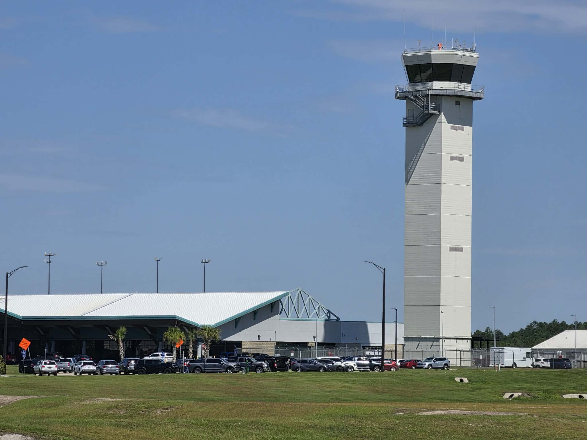 The control tower at Northwest Florida Beaches International