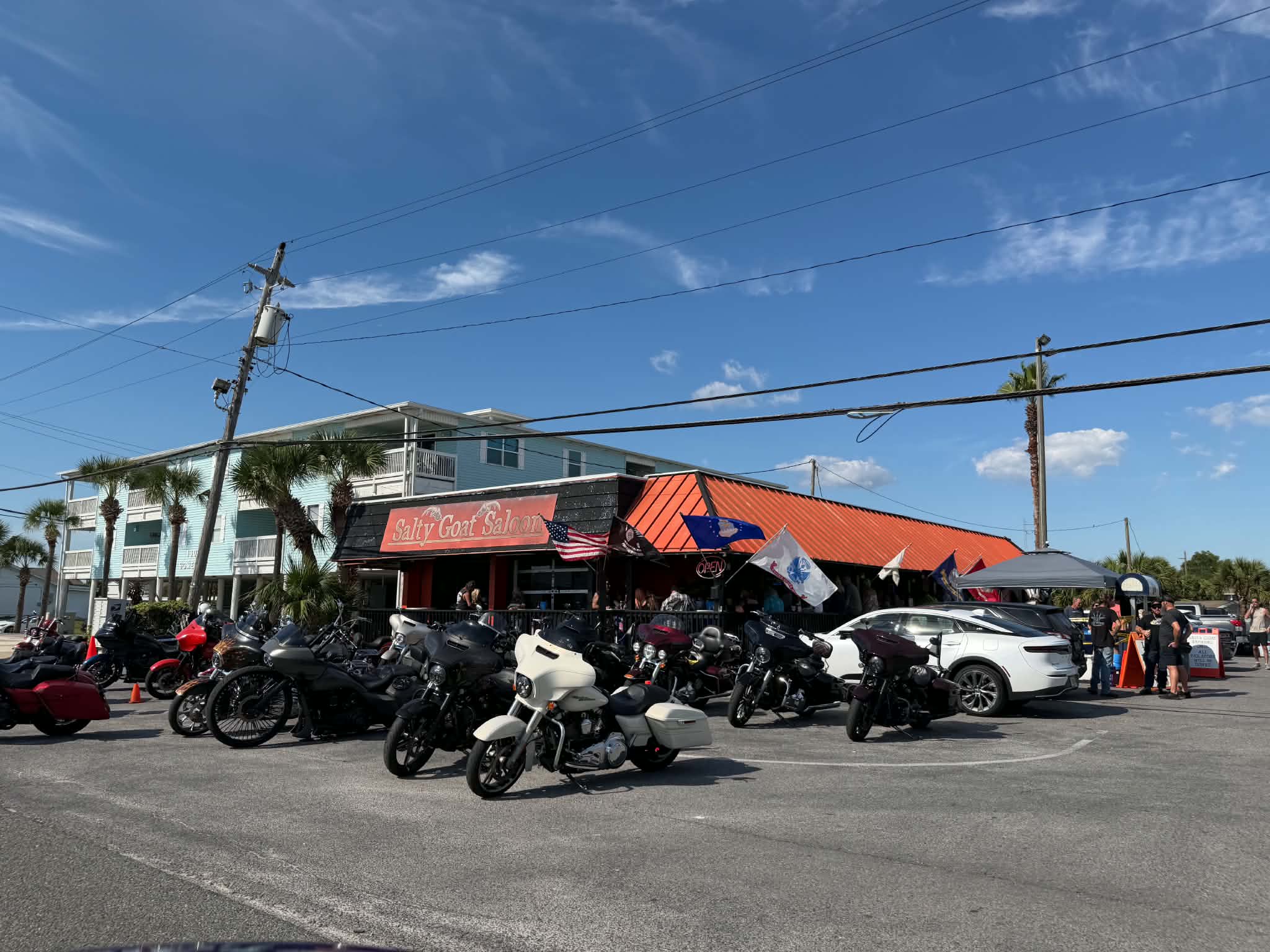 Salty Goat Saloon on Front Beach Road